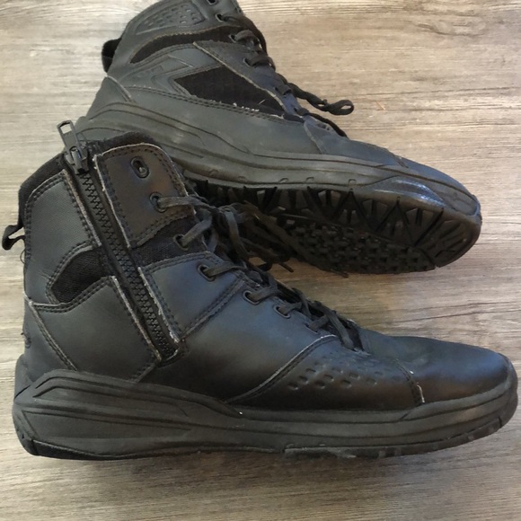 511 uniform boots black size 9.5 leather main image 4
